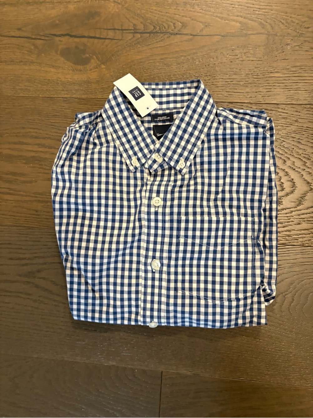 Gap boys blue plaid dress shirts sz 10 NWT re $69
